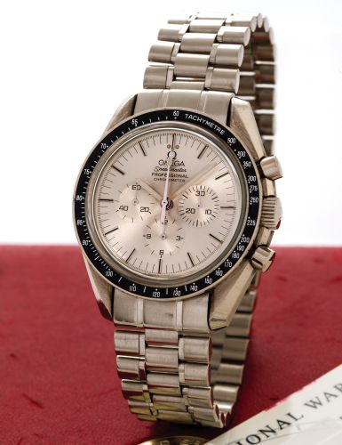 Omega Speedmaster Professional Moonwatch Apollo XI 25th White Gold Bracelet